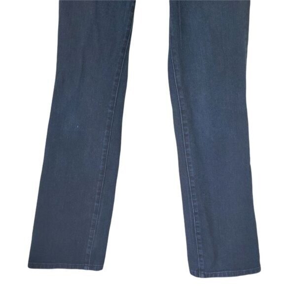 A/X ARMANI EXCHANGE Womens Jeans Size 2S Straight Distressed Low Rise Dark Wash - Picture 9 of 13